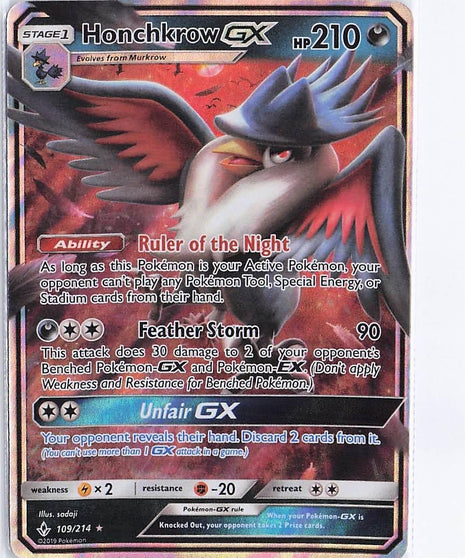 Honchkrow GX 109/214