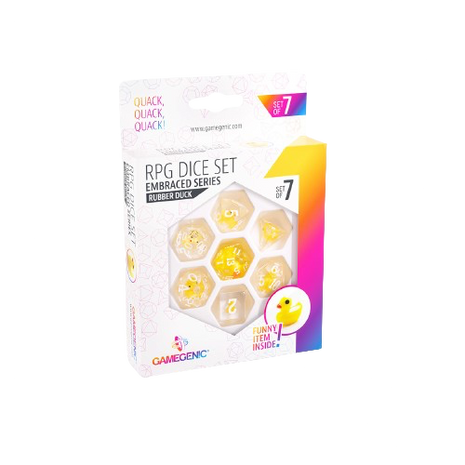 Gamegenic - Rubber Duck Embraced Series RPG Dice Set