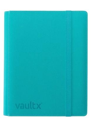 Vault X - Teal 9 Pocket Exo Tec Strap Binder