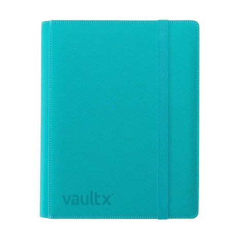 Vault X - Teal 9 Pocket Exo Tec Strap Binder