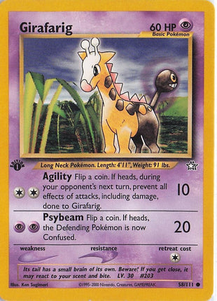 Girafarig 58/111 (1st) (D)