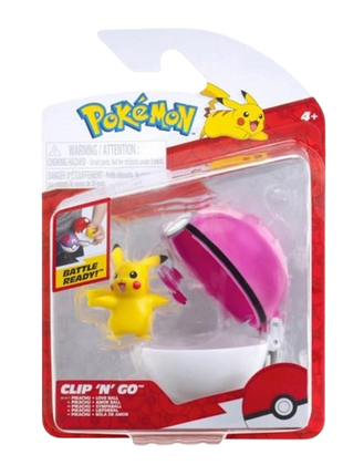 Pokemon - Pikachu Clip 'N' Go Figure