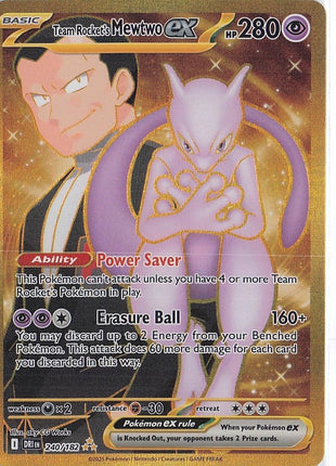 Team Rocket’s Mewtwo ex 240/182