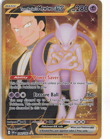 Team Rocket’s Mewtwo ex 240/182