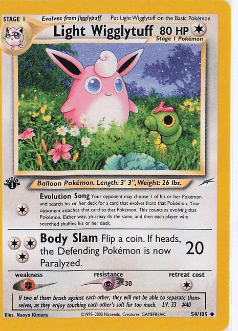 Light Wigglytuff 54/105 (1st)