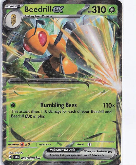 Beedrill ex 003/086