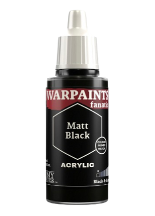The Army Painter - Warpaints Fanatic Acrylic: Matt Black