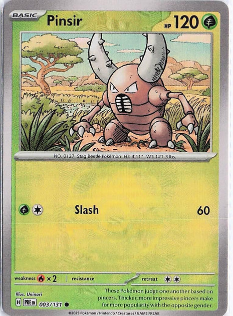 Pinsir 003/131 (Masterball Holo)