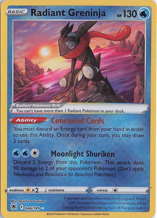 Radiant Greninja 046/189