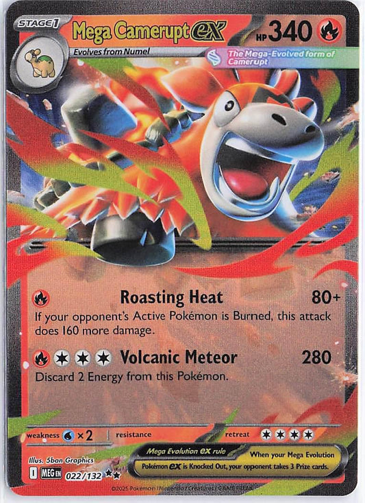 Mega Camerupt ex 022/132
