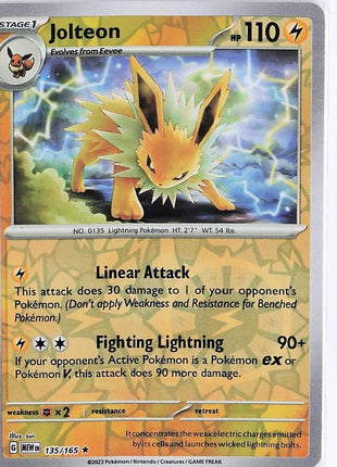 Jolteon 135/165 (RH)
