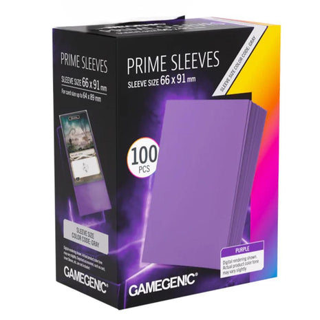 Gamegenic - Prime Purple 66x91 Sleeves (100)