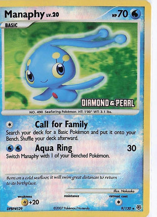 Manaphy LV.20 9/130 (RH)(S)(D)