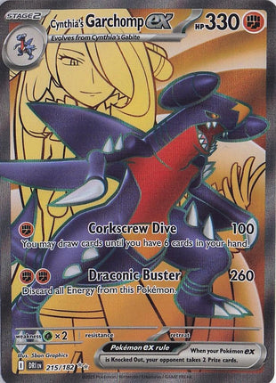Cynthia’s Garchomp ex 215/182
