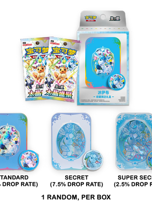 Pokemon - Terastal Gathering Eevee Tin Collection Box