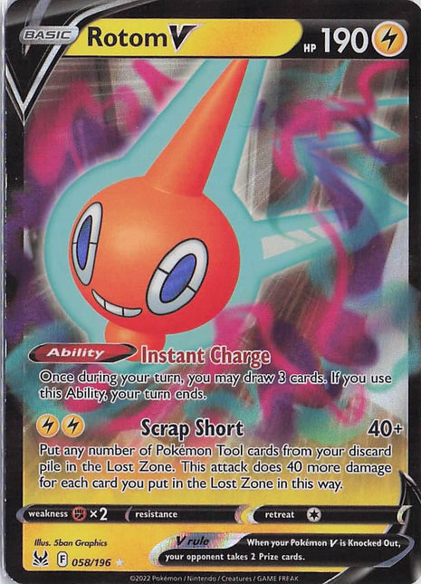 Rotom V 058/196