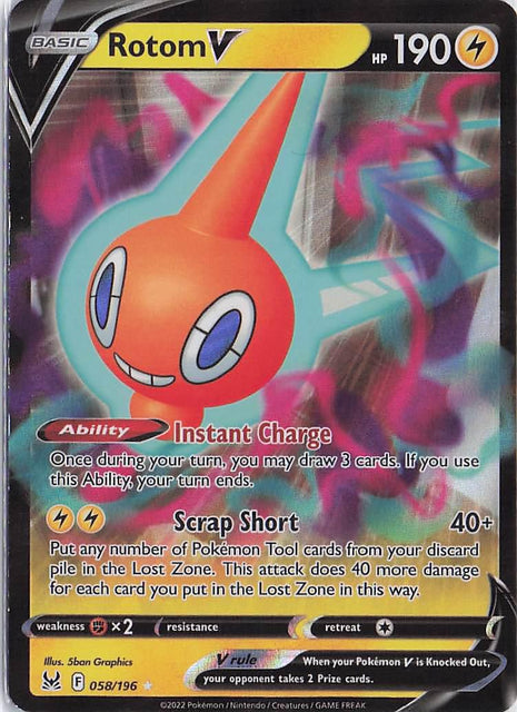 Rotom V 058/196