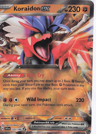 Koraidon ex 125/198