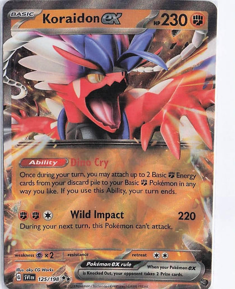 Koraidon ex 125/198