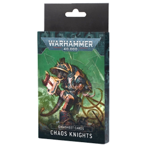 Warhammer 40k - Chaos Knights Datasheet Cards