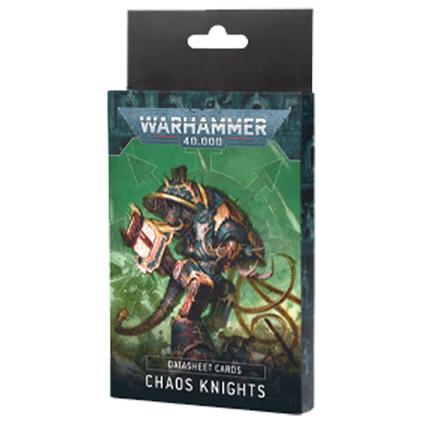 Warhammer 40k - Chaos Knights Datasheet Cards