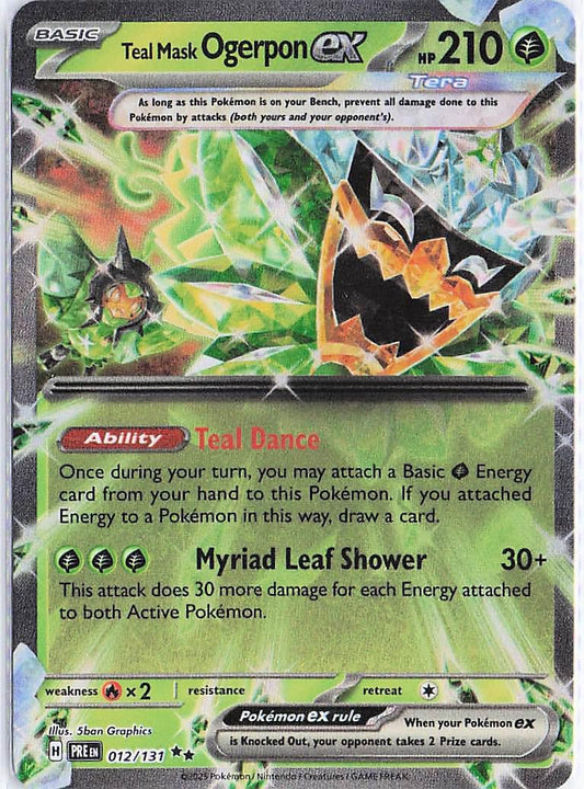 Teal Mask Ogerpon ex 012/131