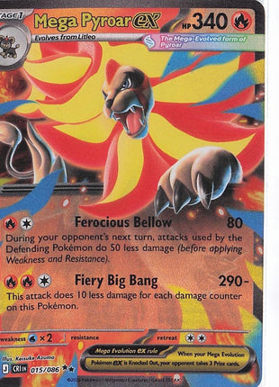 Mega Pyroar ex 015/086