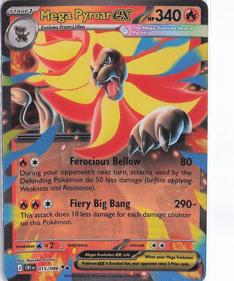 Mega Pyroar ex 015/086