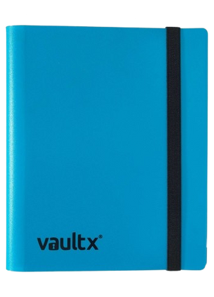 Vault X - Blue 4 Pocket Strap Binder