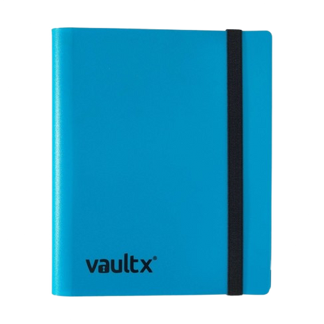 Vault X - Blue 4 Pocket Strap Binder