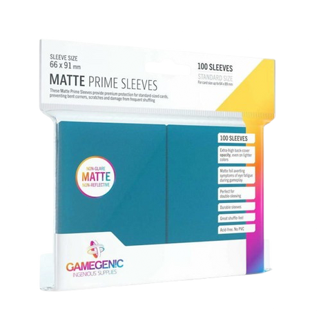 Gamegenic - Blue Matte Prime Sleeves (100)