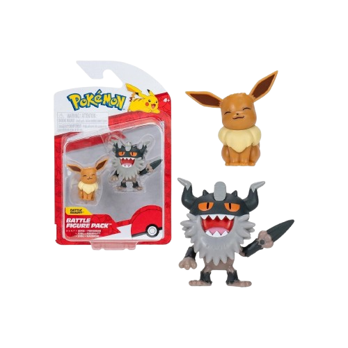 Pokemon - Eevee & Perrserker Battle Figure