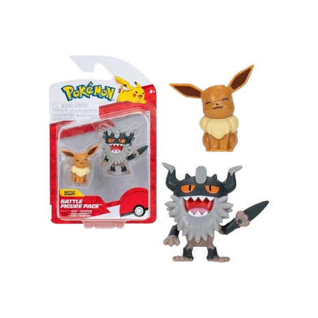 Pokemon - Eevee & Perrserker Battle Figure