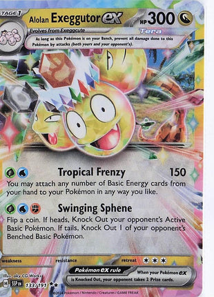 Alolan Exeggutor ex 133/191