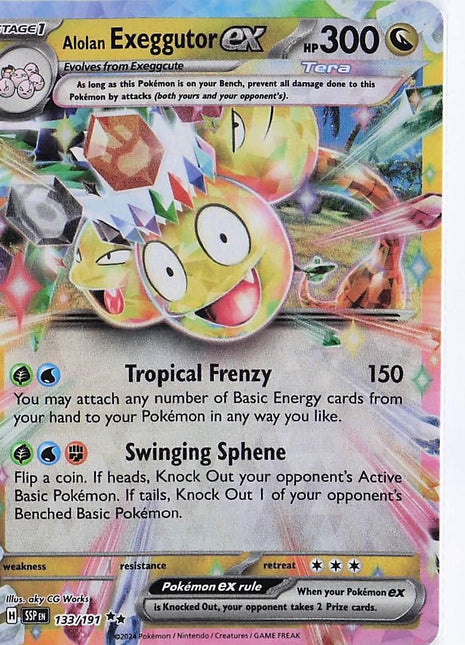 Alolan Exeggutor ex 133/191