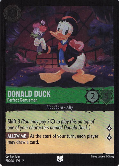 Donald Duck Perfect Gentleman 77/204 EN 2 (Foil)
