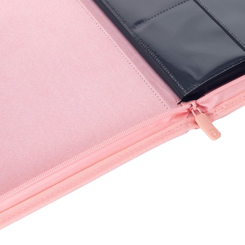 Vault X - Pink 12 Pocket Zip Binder
