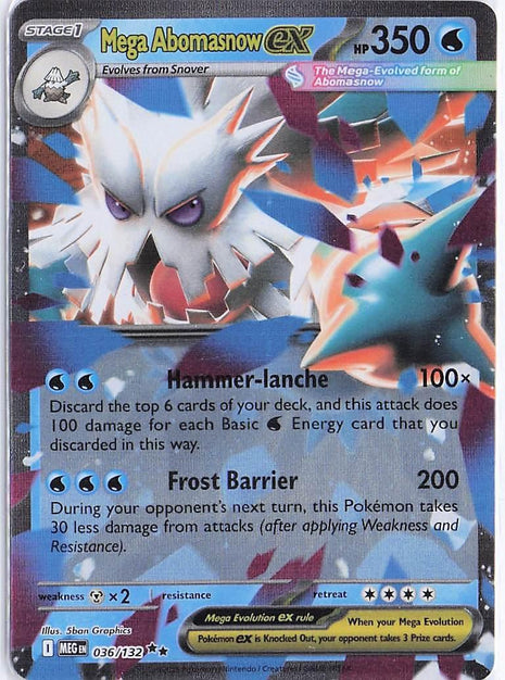Mega Abomasnow ex 036/132