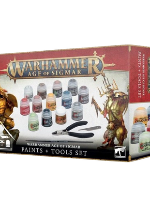 Warhammer Age of Sigmar - Paints & Tools Set