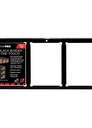 Ultra Pro - One Touch Black Border - 3 Card Frame