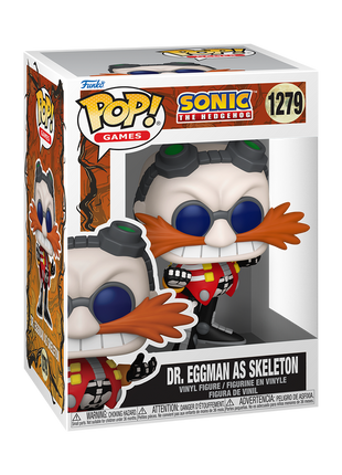 Sonic The Hedgehog - Dr. Eggman as Skeleton #1279 Funko Pop!