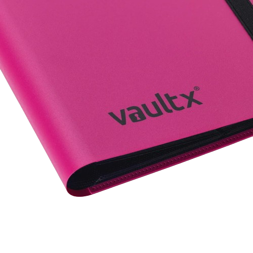 Vault X - Pink 4 Pocket Strap Binder