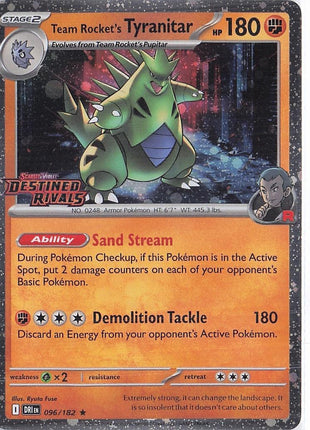 Team Rocket’s Tyranitar 096/182 (Cosmic)