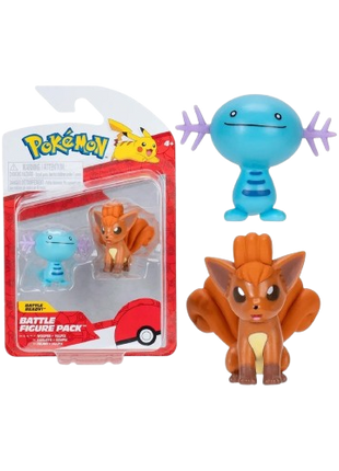 Pokemon - Wooper & Vulpix Battle Figure