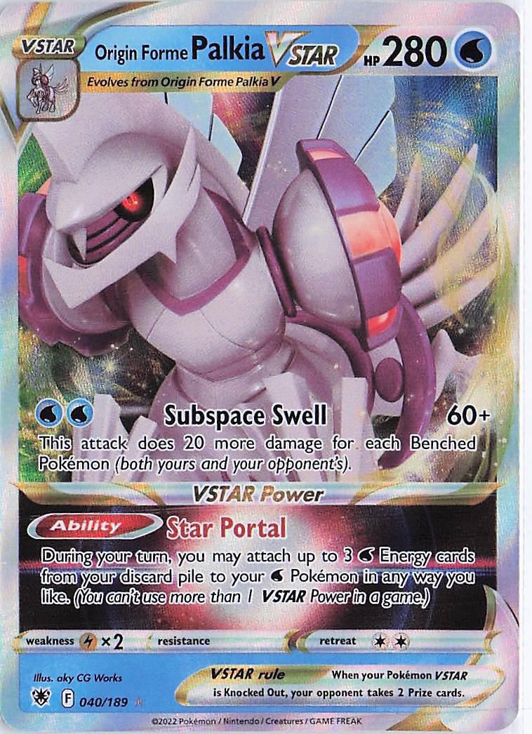 Origin Forme Palkia VSTAR 040/189