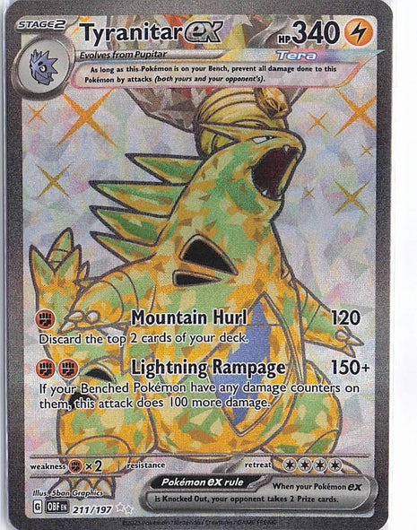 Tyranitar ex 211/197