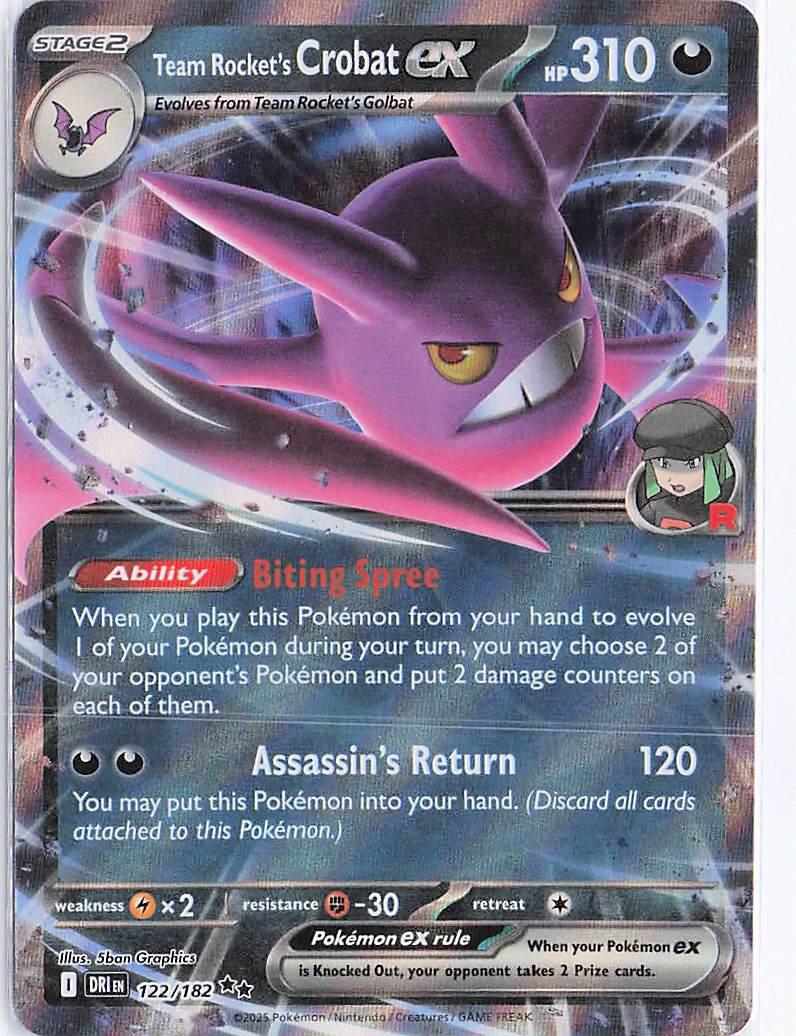 Team Rocket’s Crobat ex 122/182