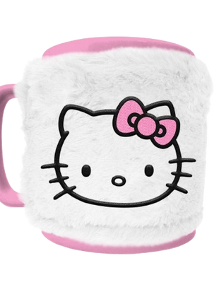 Hello Kitty - Pink Bow Fuzzy Mug