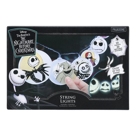 Nightmare Before Christmas - String Lights With Stickers
