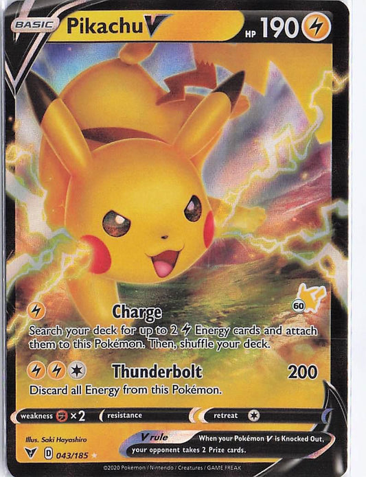 Pikachu V 043/185 (Battle Academy)